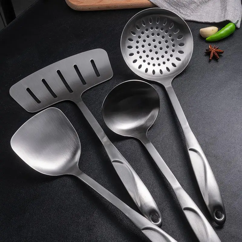 

7Pcs/Set 304 Stainless Steel Cookware Kitchenware Utensils Set Colander Spatula Shovel Spoon Cooking Tools Kitchen Accessories