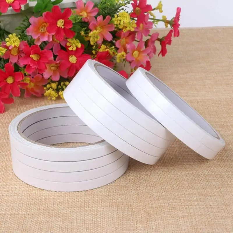 

1pcs 12m Long Transparent Double Sided Tape Fine Super Strong Sticky Adhesive Tape Decoration Multifunction Office School Supply
