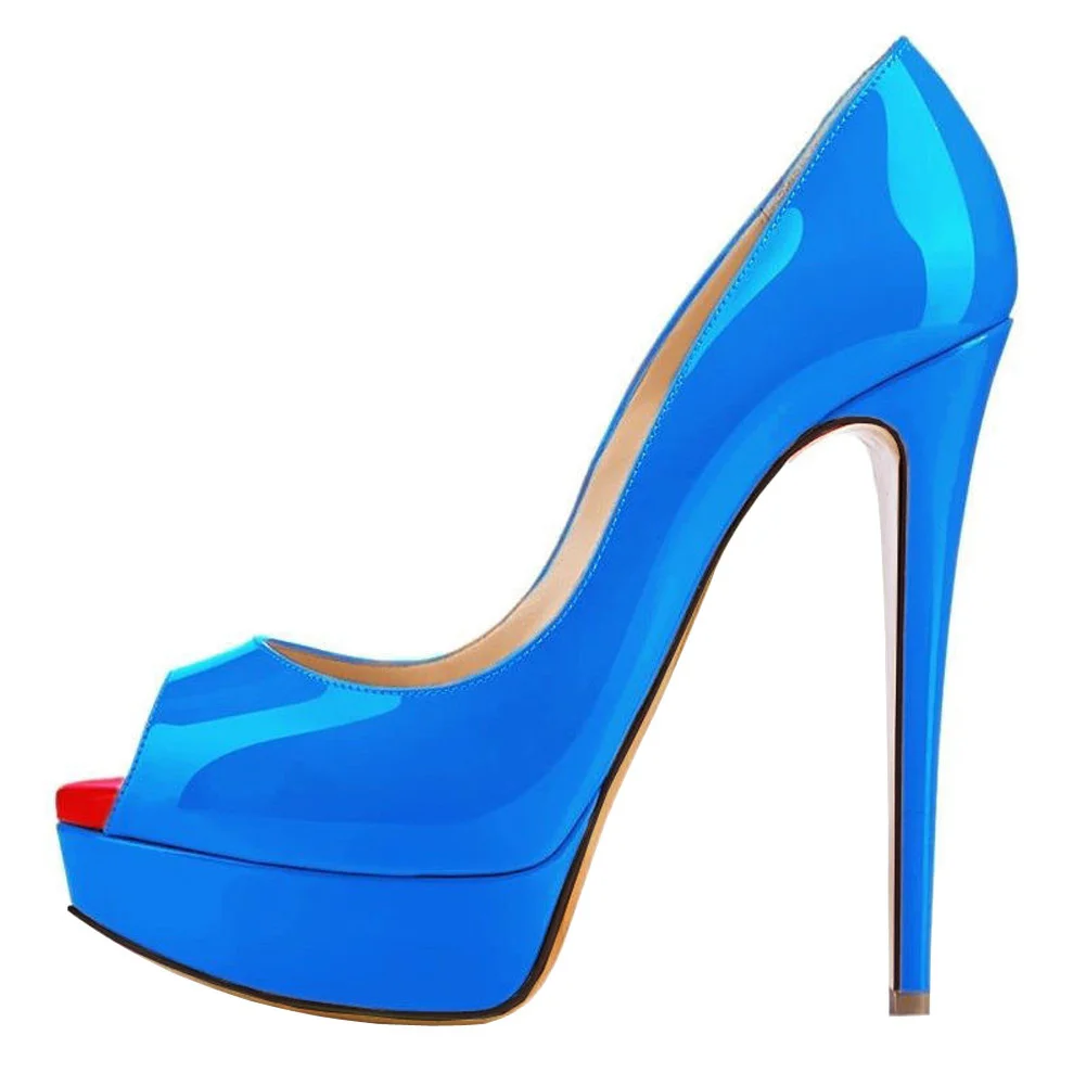 

2021 new large high heels fish mouth water platform super sexy fashion thin heel women's shoes