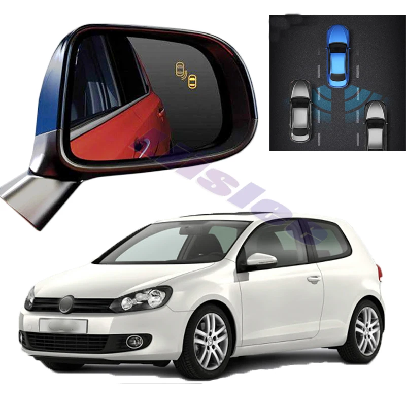 

Для Volkswagen VW Golf 6 MK6 A6 5K 2008 ~ 2012 автомобильный BSM BSD BSA радар предупреждение безопасность вождения оповещение зеркало датчик обнаружения