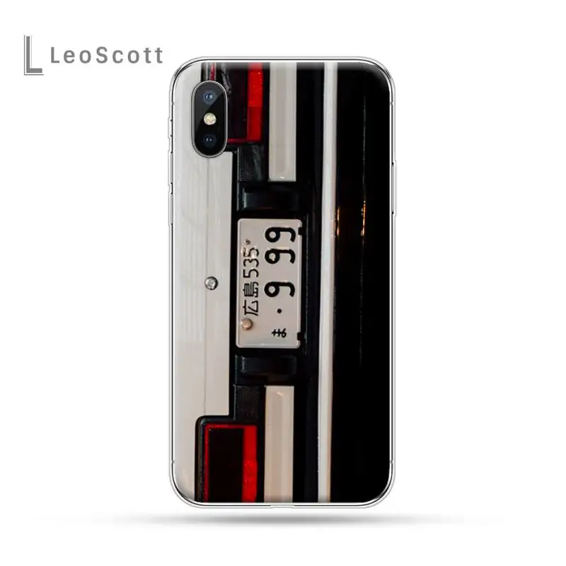 AE86 японский аниме начальный D Автомобильный задний фонарь ТПУ мягкий чехол для