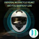 Универсальные мотоциклетные шлемы, противотуманный патч, козырек, объектив шлема, Защитная пленка для защиты от УФ-лучей, дождя, Мотоциклетные аксессуары