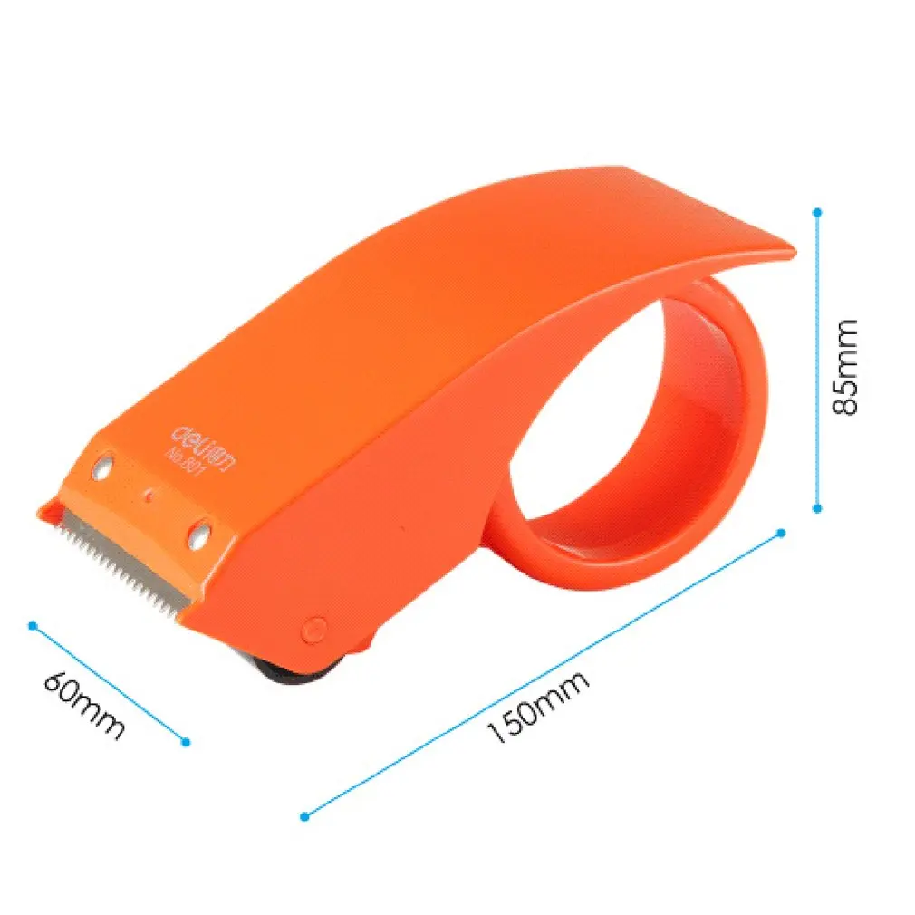 

Deli 801 Tape Dispenser Manual Sealing Device Tape Cutter Baler Carton Sealer Tape Width 48mm Packager Cutting Machine Hot Sale