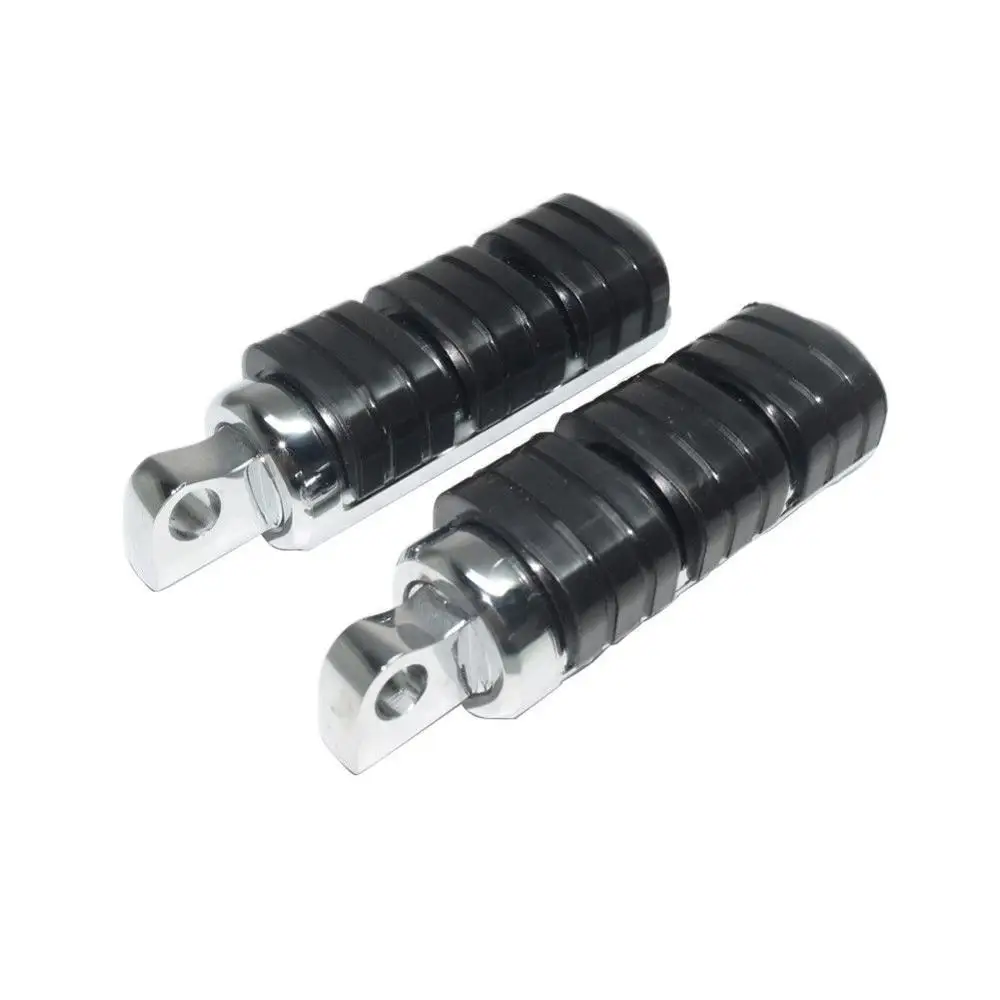 Male Mount Motorcycle Rubber Footrest Footpegs Floorboard For Harley Iron XL 883 1200 Street 750 500 Touring Custom Dyna Softail