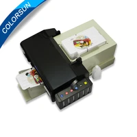 colorsun high quality automatic pvc id card printer plus 50pcs pvc tray for pvc card printing on hot sales