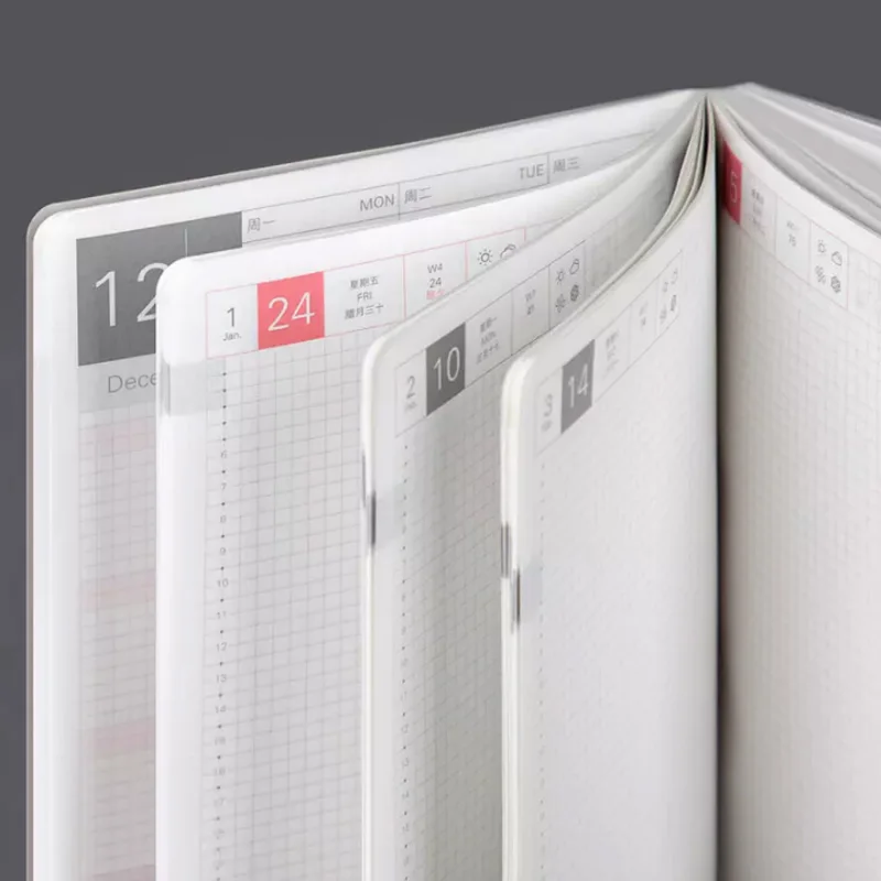 Xiaomi Mijia kinbis 2020 год ноутбук годовой календарь расписание список любимых записей