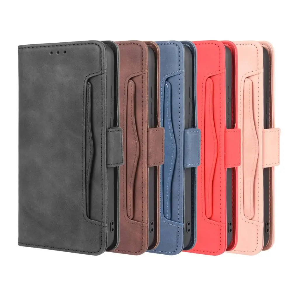 

Leather phone case for HTC Desire 20 Pro D20 PRO back Cover Flip card wallet with kickstand Retro Coque fundas
