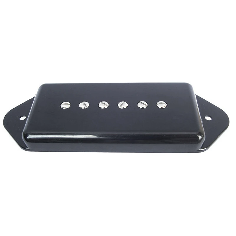 Set of 2 P90 Dog Ear Style Guitar Pickups Black DP90-BK Accessories | Спорт и развлечения