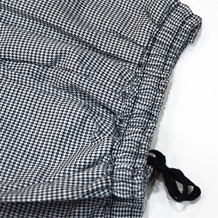 

Men's Loose Chef Trousers Food Service Work Wear Stripe Kitchen Restaurant Uniform Cook Pant for Man Chef Bottoms Maxi M-4XL