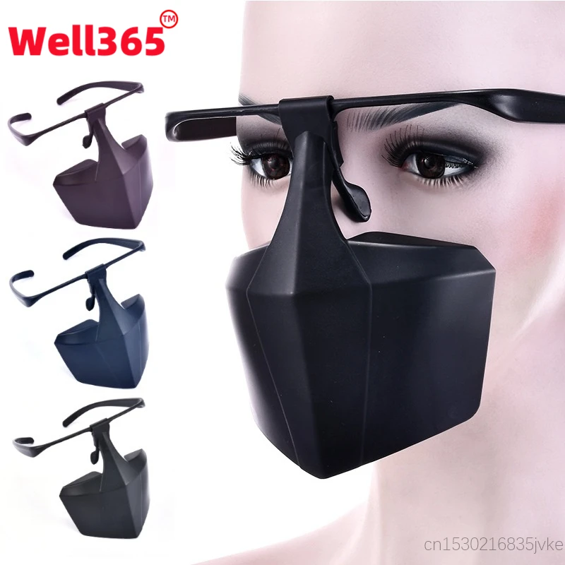 Многоразовая моющаяся противозапотевающая слюнявчик пластиковая защитная