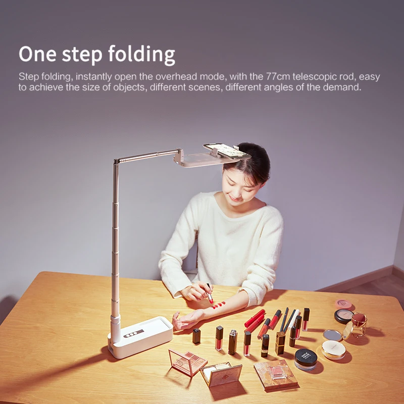 

New Portable Wireless Fill light adjustable LED wireless self timer light live video scalable telephone bracket Foldable