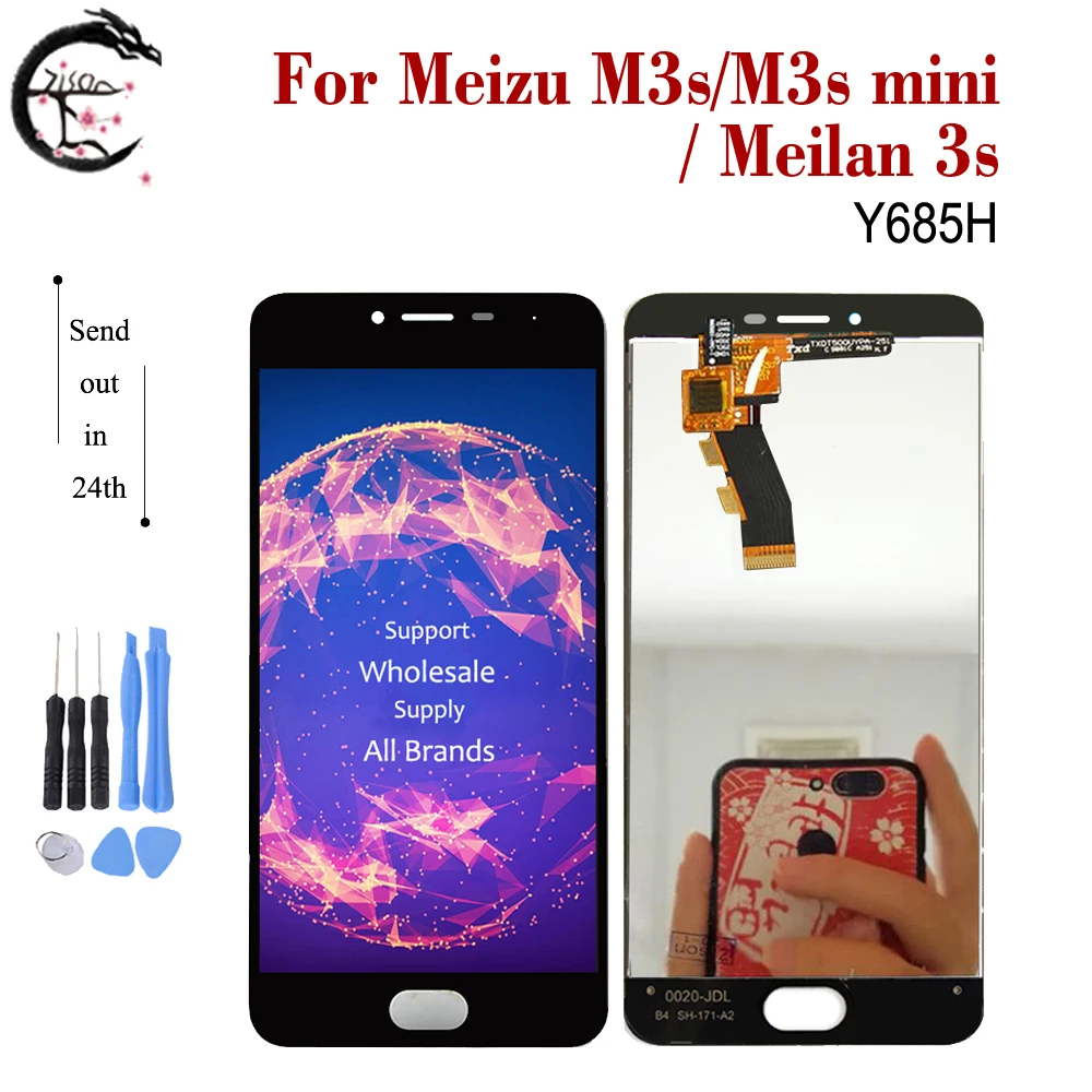 5 0 &quotНовый ЖК дисплей для Meizu M3s кодирующий преобразователь сенсорного экрана в