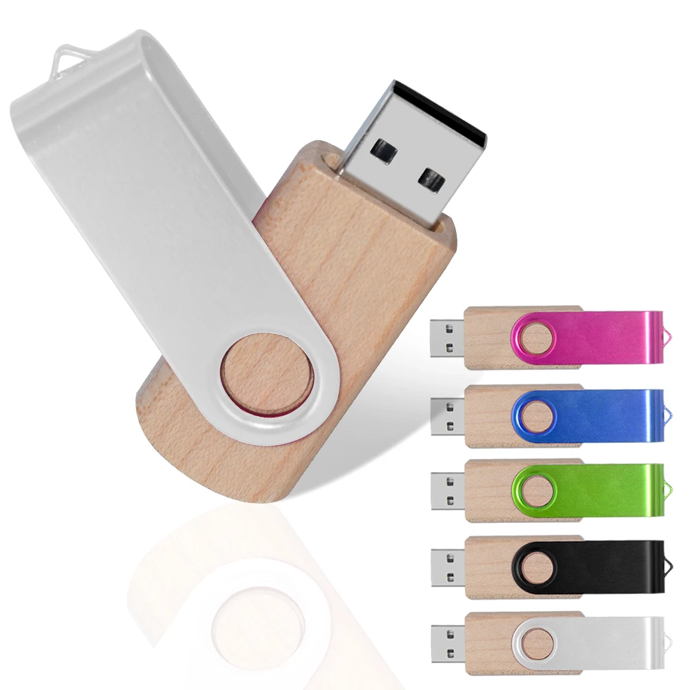 

Pen Drive Wooden High Speed Maple with color clip 64Gb USB Flash Drive 128Gb Pendrive 32Gb Usb Stick 16GB Memory 8Gb for pc