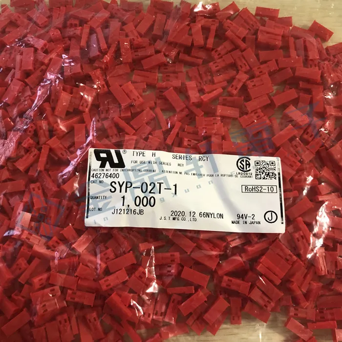 Piezas nuevas con SYP-02T-1, JST, 100%-0