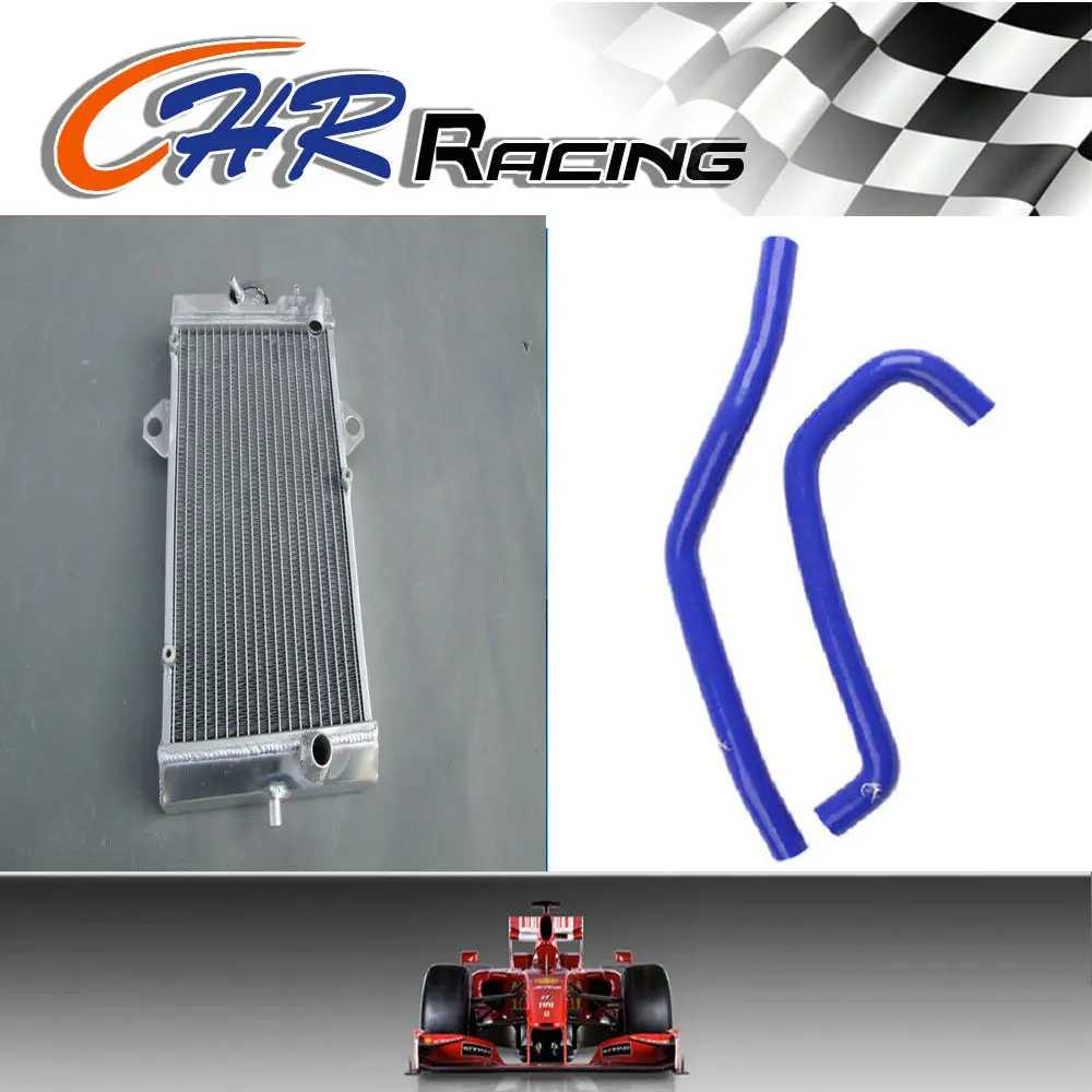 Алюминиевый радиатор и силиконовый шланг радиатора для Yamaha ATV Raptor YFM700 YFM 700 R 2006 2007