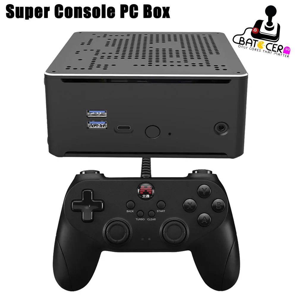 

Mini Super Console X PC Box Retro Video Game Consoles Support For PS2/WII/Sega Saturn/N64/DC... TV Player Build-in 60,000 Games