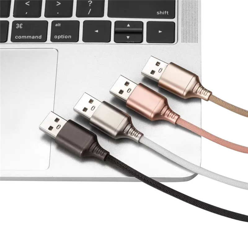 Интеллектуальное отключение питания 1 м USB Type C кабель нейлоновый Быстрая зарядка