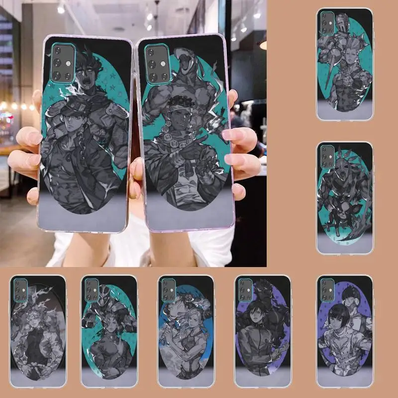 

JoJo Bizarre Adventure Phone Case For Samsung s7 s8 s9 s10 s20 s4 s5 s6 A51 A71 A21 plus Cover Fundas Coque