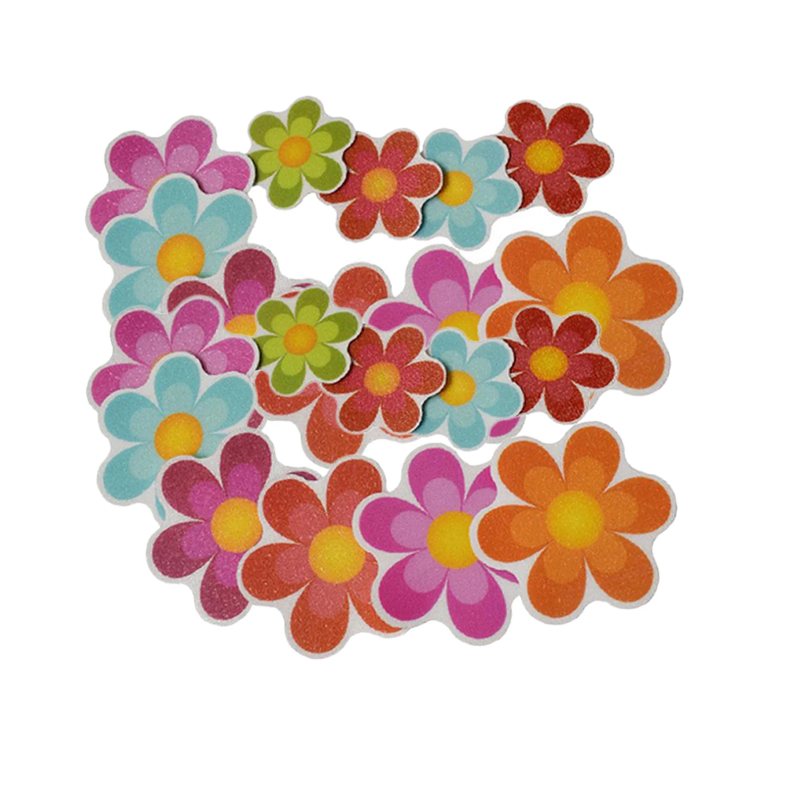 

Bathtub Stickers Non-, 20 PCS Safety Shower Treads Adhesive Bright Flowers