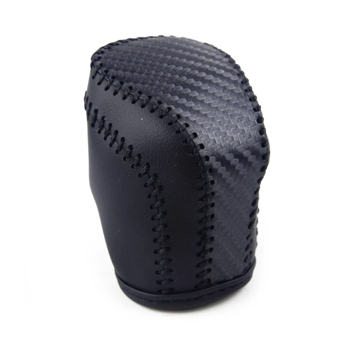 Black CITALL красный черный PU кобура переключения передач ручной тормоз головка шаровая крышка отделка Подходит для Toyota Camry - Название цвета: Black