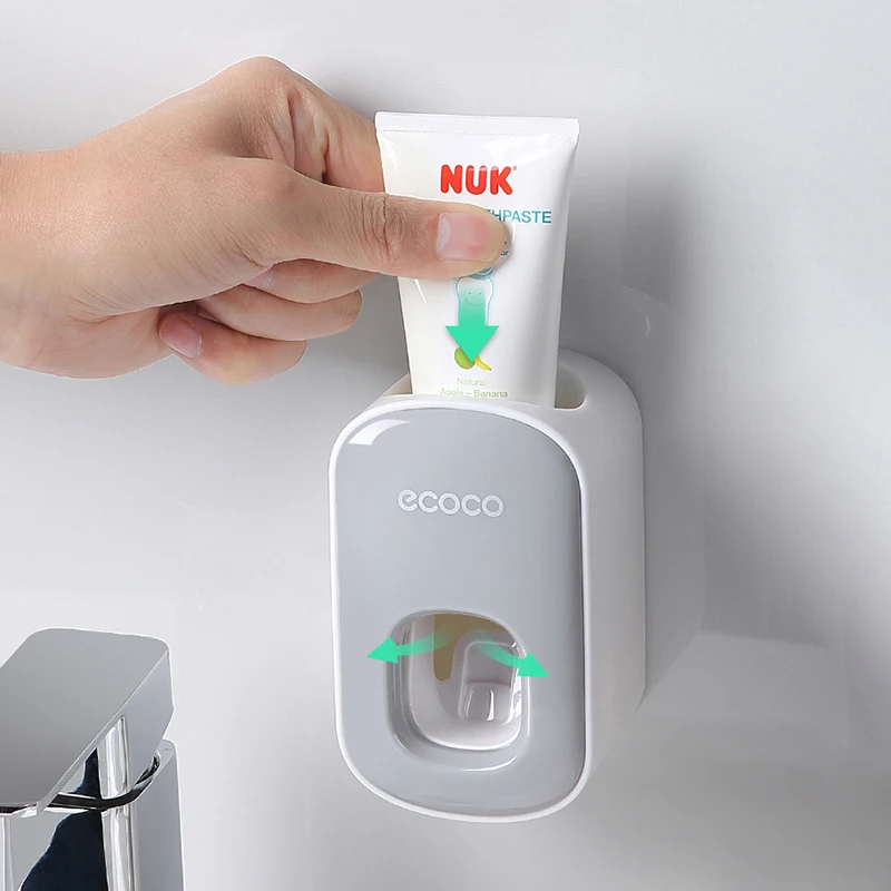 Набор аксессуаров для ванной комнаты ECOCO автоматическая дозатор зубной пасты