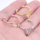 10 шт., жемчужные заготовки из нержавеющей стали для изготовления ювелирных изделий