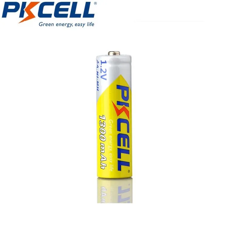 8 шт PKCELL 1 2 V AA NIMH аккумуляторная батарея 1300 mah для фонарика с двумя коробками в