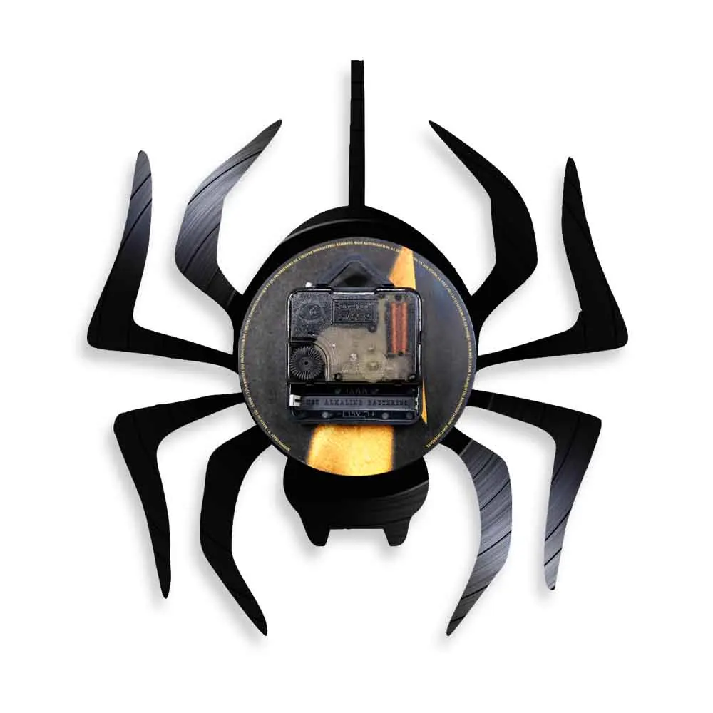 Настенные часы с изображением черной вдовы паука рандеид настенные для гостиной