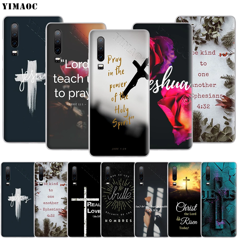 YIMAOC христианский Иисус крест чехол для телефона Huawei Honor 20 Note 10 9X 9 8X 8C 7A 7X 7C 6A Lite Pro |
