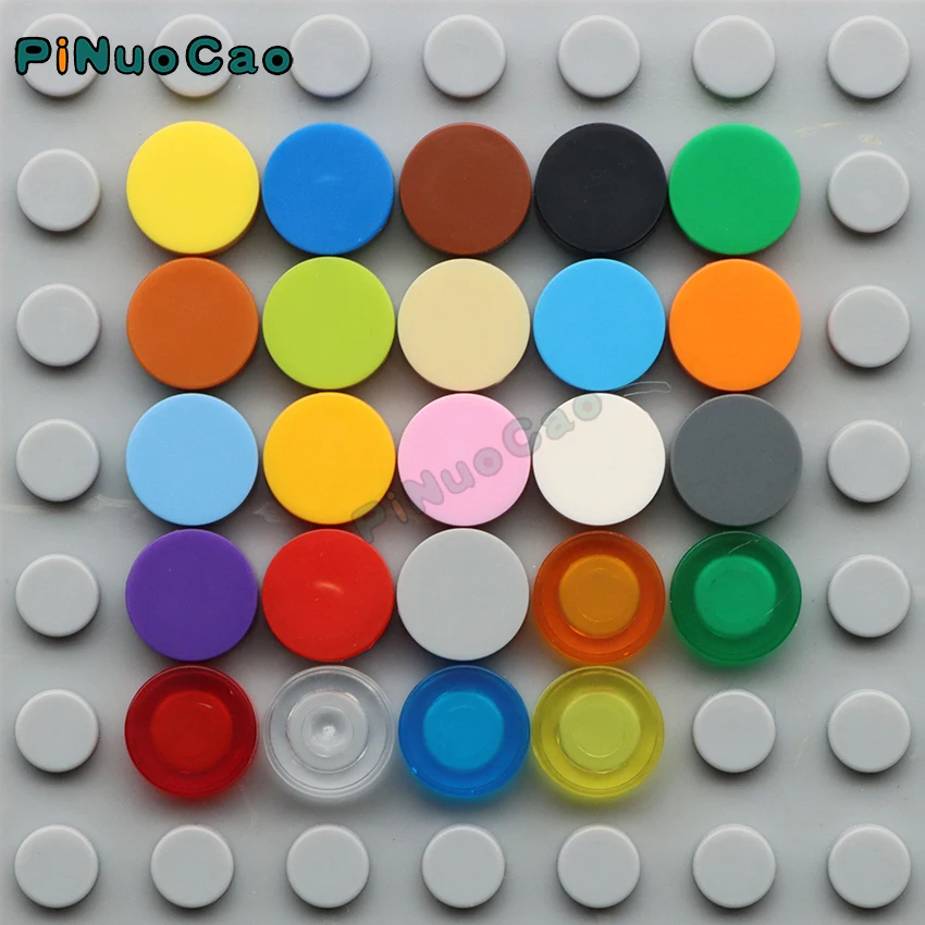 

PINUOCAO 900pcs Building Blocks Round Tile 1x1 Compatible with 98138 DIY Educational Bricks Figure Creative DIY Toy Kids Gifts