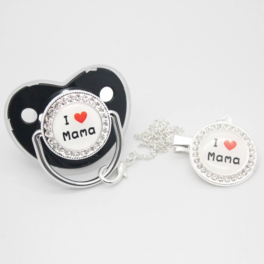 Роскошный чехол с надписью I Love MaMa и босоножки на высоком каблуке BlingBling Серебро