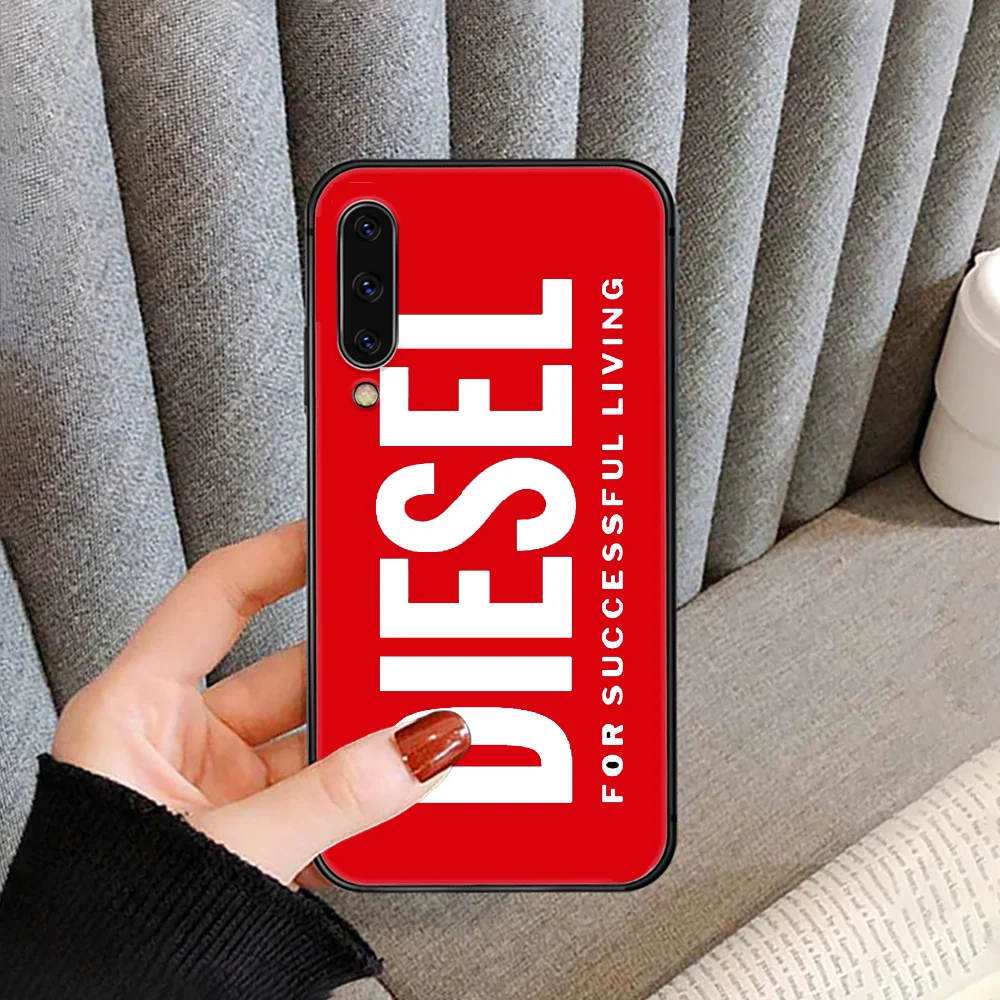 

Luxury Brand Diesel logo Phone case for For SamSung Galaxy A M 5 8 10 20 30 31 40 50 51 70 71 80 s e black black cover pretty