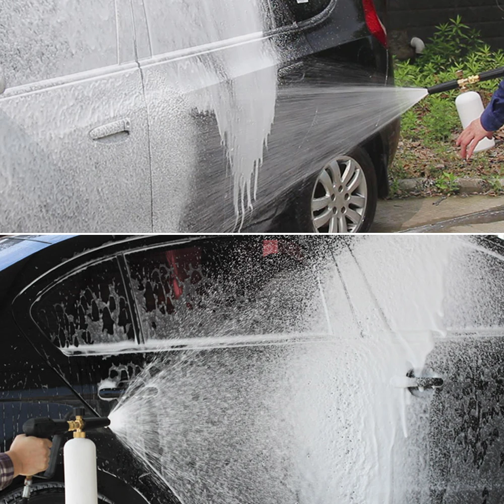 

Car Wash Foam Lance Soap Foamer Snow Foam Generator Cannon Bottle Sprayer Car Washing Tools High Pressure Washer Auto Cleaning
