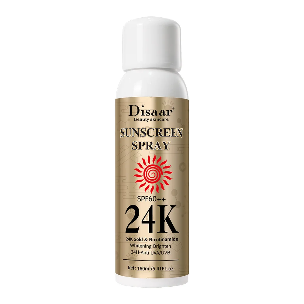 

Disaar Sunscreen Spray Moisturizes Skin UV Protection 160ml SPF60 Body Face sun-induced skin damage summer beach SPF50+
