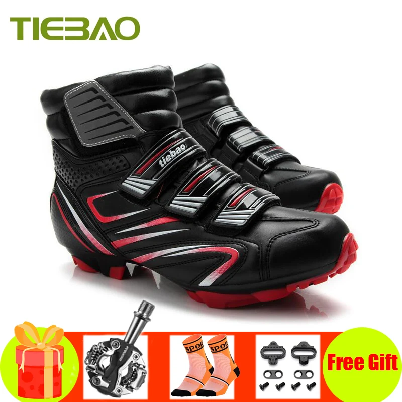 

Tiebao Winter Cycling shoes MTB sapatilha ciclismo spd pedals Self-locking mountain bike shoes zapatillas ciclismo mtb sneakers