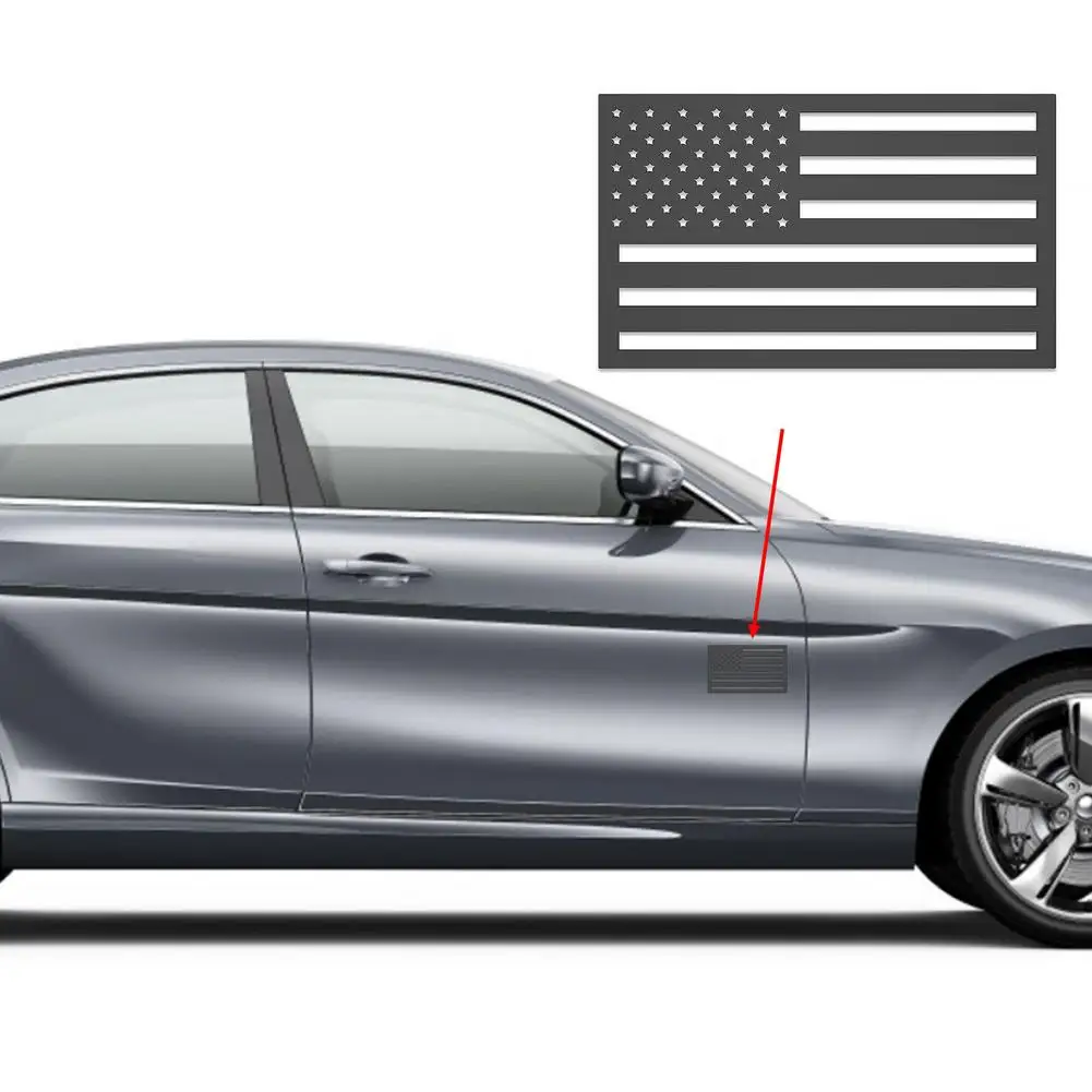 

Наклейка на автомобиль с американским флагом, самоклеящаяся Водонепроницаемая наклейка с американским флагом для стайлинга автомобиля, ус...