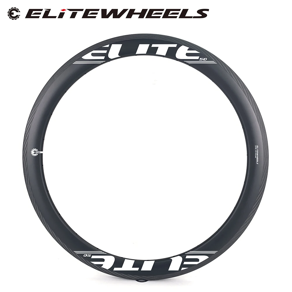 ELITEWHEELS 700c шоссейный велосипед крабон обода кристально полированный тормозной