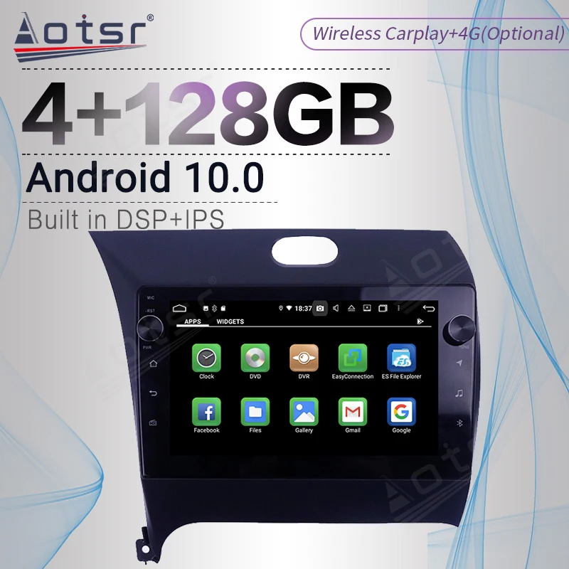 

128G For KIA Cerato K3 Forte 2012-2016 Android Radio Tape Recorder Car Multimedia Player Stereo Head Unit GPS Navigation No 2din