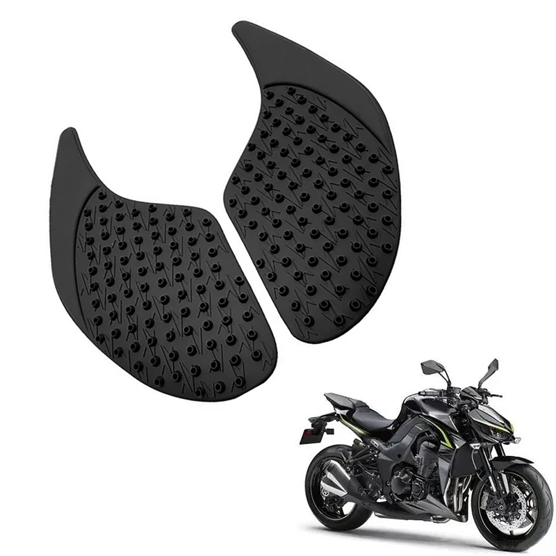 For Kawasaki Ninja Z250 2013-2016 Motorcycle Sticker Tank Traction Pad Side Decal Black Pair | Автомобили и мотоциклы