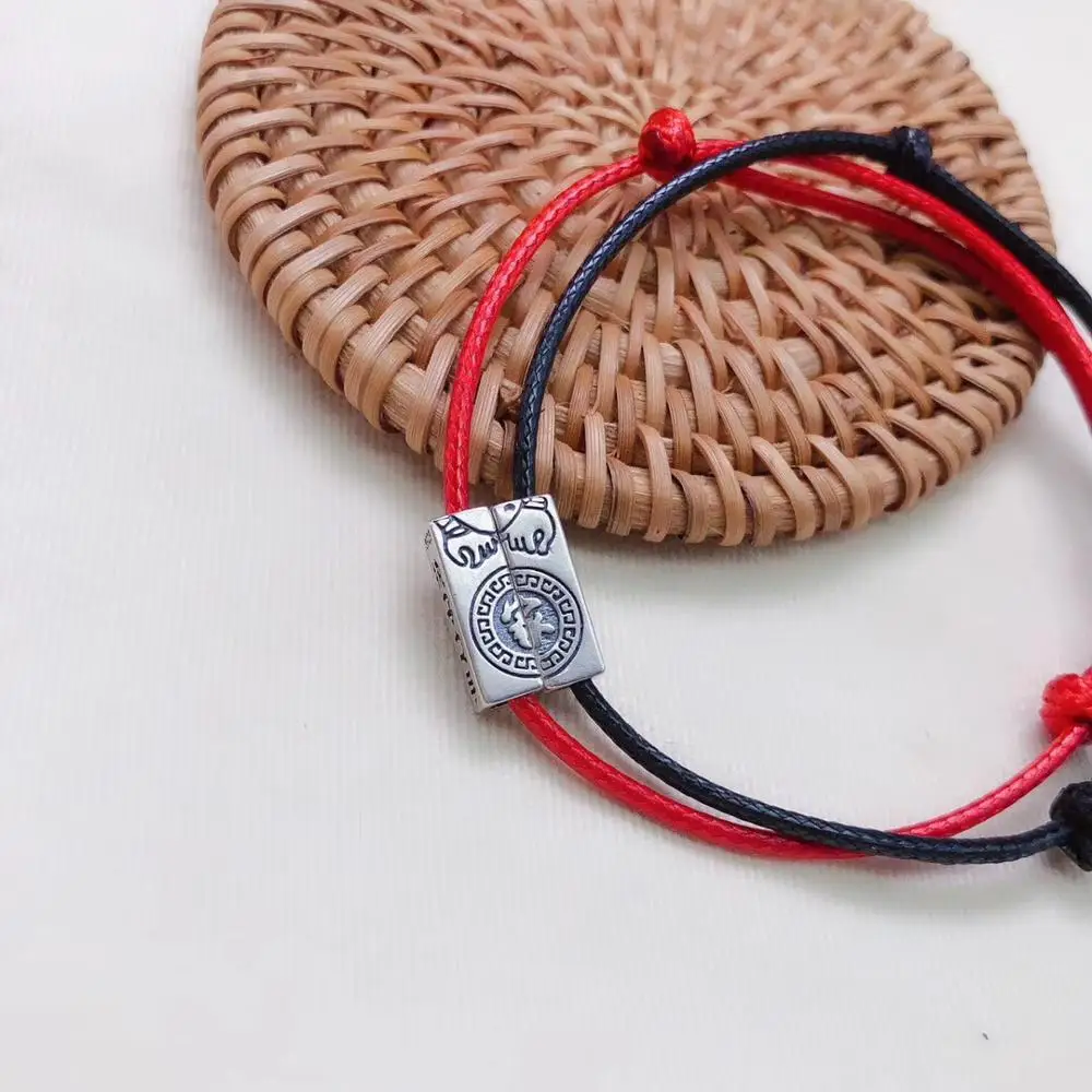 DIY подарок на день Святого Валентина с S925 Стерлинговое серебро кулон блоком со