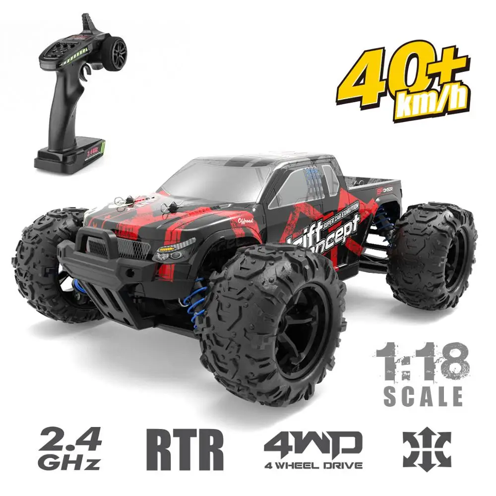 Новый 40 + км/ч RC автомобиль 4WD 1:18 масштаб высокая скорость багги гоночный игрушки
