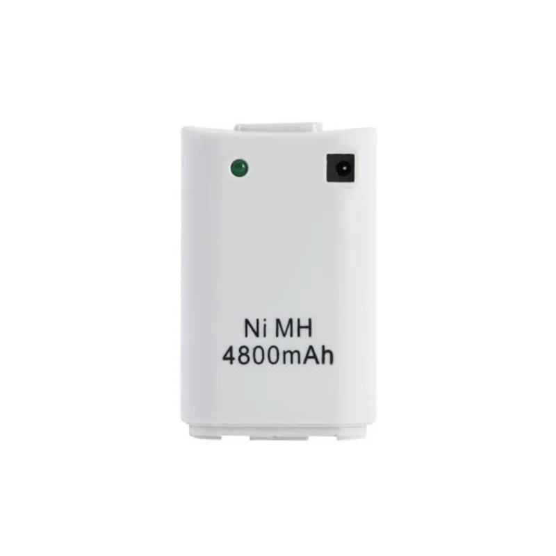 Аккумулятор GTF 4800 мА · ч для Xbox 360 белый/черный никель-металлогидридный