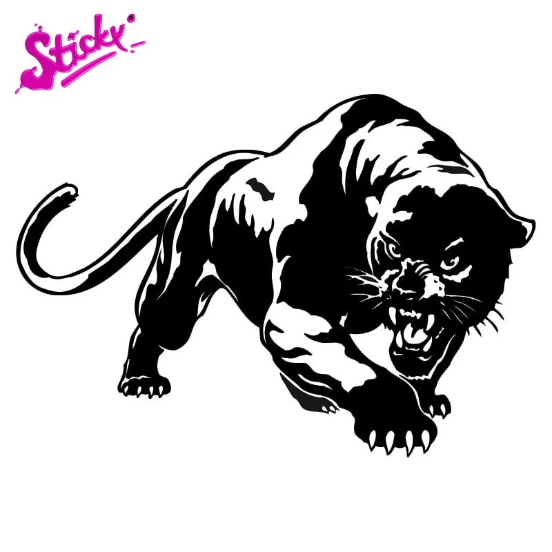

STICKY Hunting Leopard Car Sticker Decal Decor Motorcycle Trunk Sticker Off-road Sticker Laptop Vinyl Decal