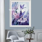 Алмазная 5D картина сделай сам, наборы для вышивки крестиком, цветок, круглая квадратная вышивка, Алмазная мозаика, стразы, домашний декор, подарок