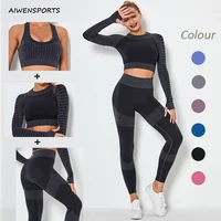 234pcs seamless women yoga set sports bra high waist leggings gym clothing tight outfit workout clothes running sports suit