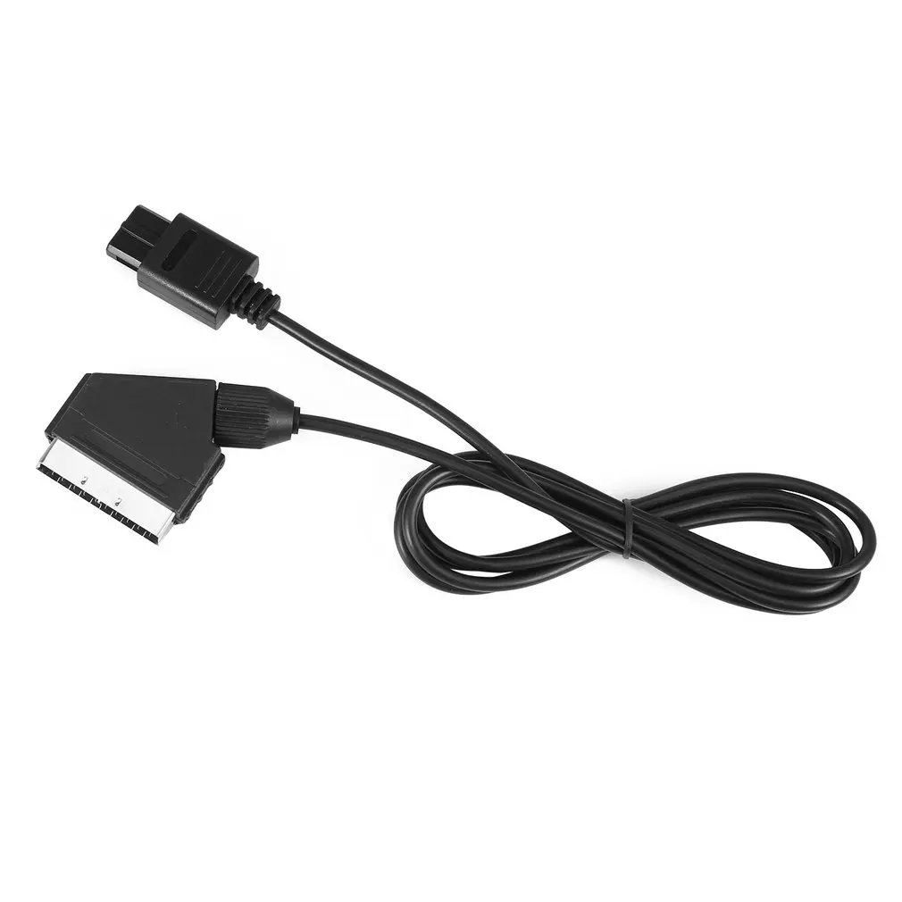 1 8 м ПВХ RGB Scart видео AV кабель Шнур для PAL Super Nintendo N64 SNES (не подходит NTSC)|Кабели| |