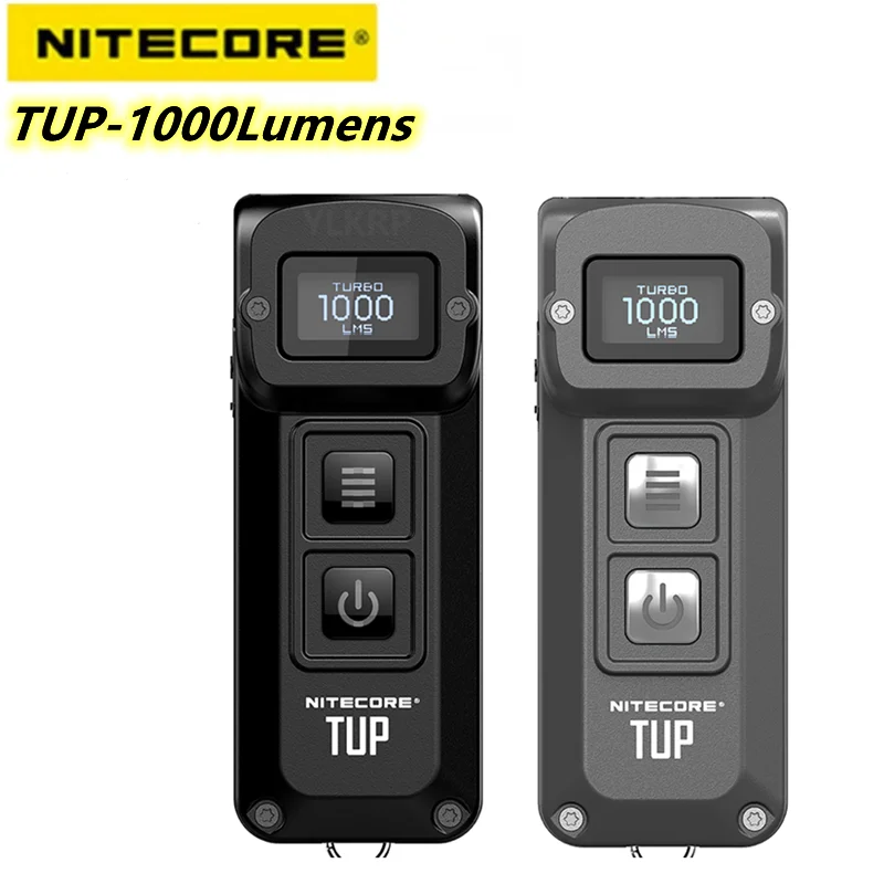Precio NITECORE-linterna Led TUP Original, Recargable Por USB, 1000 Lúmenes, 5 Modos De Iluminación, Pantalla Digital, Linterna De Alta Potencia