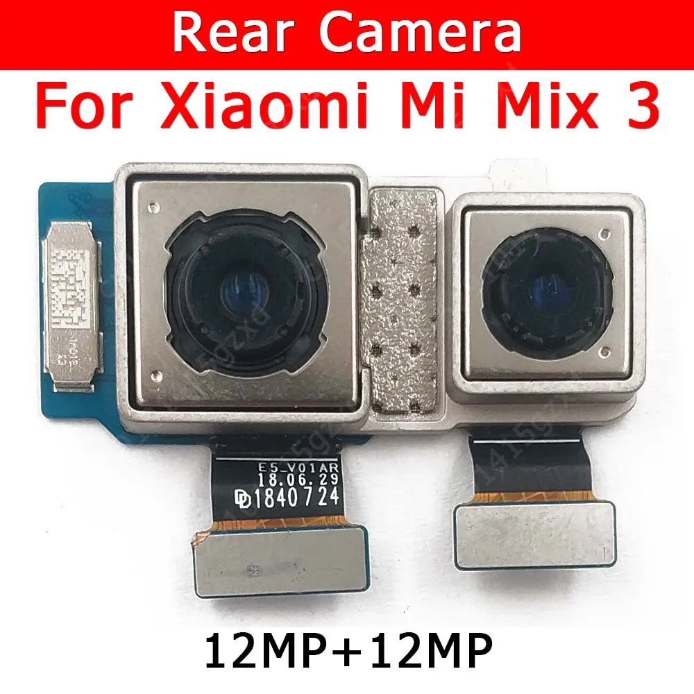 

Оригинальная задняя камера заднего вида для Xiaomi Mi Mix 3 Mix3, основной модуль камеры, гибкий шлейф, аксессуары, запасные части