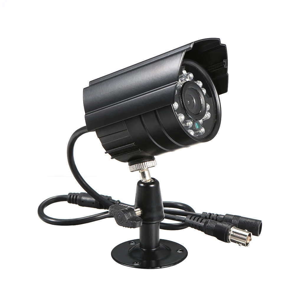 2 шт CCTV камера Цвет 1080P Высокое разрешение 24 лампа Nightvison атмосферостойкая Крытая пуля камера аналоговая камера безопасности