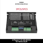 Драйвер шагового двигателя DM860, микро шаговый бесщеточный двигатель постоянного тока, 7,2 А, 20-80 В постоянного тока для двухфазного шагового двигателя NEMA23 NEMA34